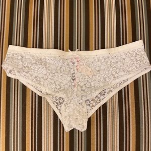 White lace Victoria secret underwear